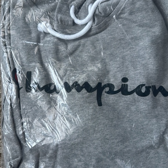 NIP Men's Champion Oxford Gray Script Midweight T-shirt T-shirt Hoodie size XXL - Picture 4 of 10